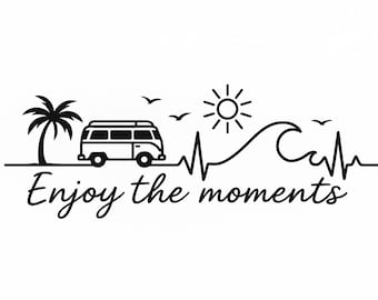 Calcomanía para furgoneta camper • Adhesivo de vinilo --Art.067--