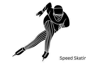 Speed Skating - Camper Van Decal • Vinyl Sticker --Art.024--