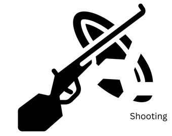 Shooting - Camper Van Decal • Vinyl Sticker --Art.018--