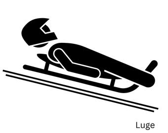 Luge - Camper Van Decal • Vinyl Sticker --Art.101--