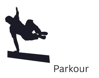 Parkour - Camper Van Decal • Vinyl Sticker --Art.109--