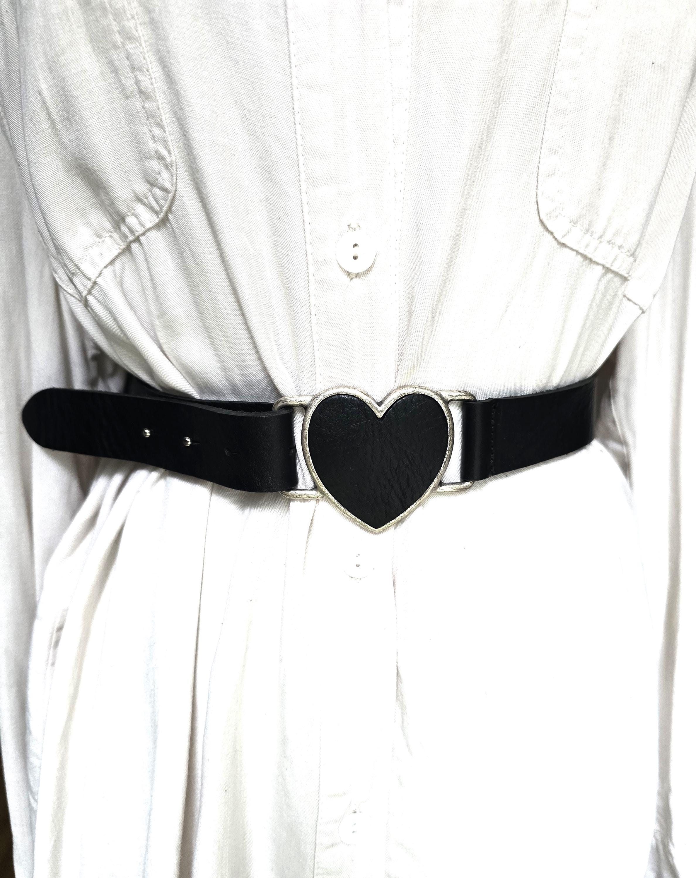Vera Pelle Black Belt with Square Silver Buckle Belt Black Leather GUCCI Authentic G Logo Embossed Polished  main image 3