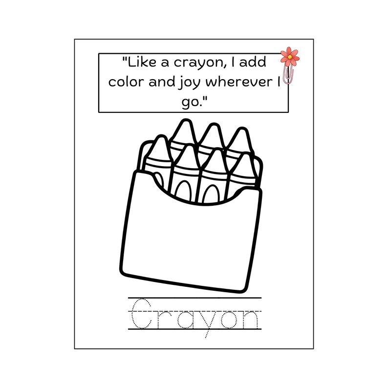 Classroom Friends Affirmation Coloring Book | Handwriting Practice ...