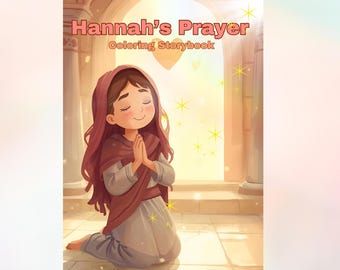 ハンナの祈り ぬり絵ストーリーブック デジタルダウンロード PDF