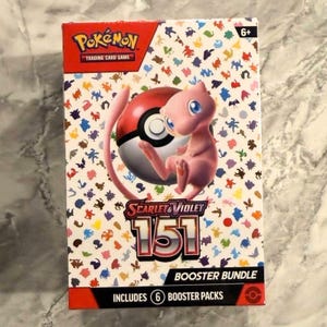Pokemon 151 Booster Bundle – 6 Factory Sealed Packs | Trading Card Collectible Set