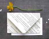 Shakespeare Mini Envelopes, Gift Card/Business Card Envelopes, Favor Envelopes, Party, Wedding, Shower, Set of 12