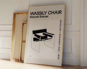 Wassily Chair Bauhaus Art Print: Marcel Breuer Exhibition Poster