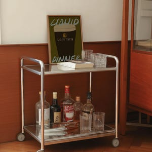 Liquid Dinner Guinness Beer Print: Irish Wall Art for Kitchen and Bar Cart image 4