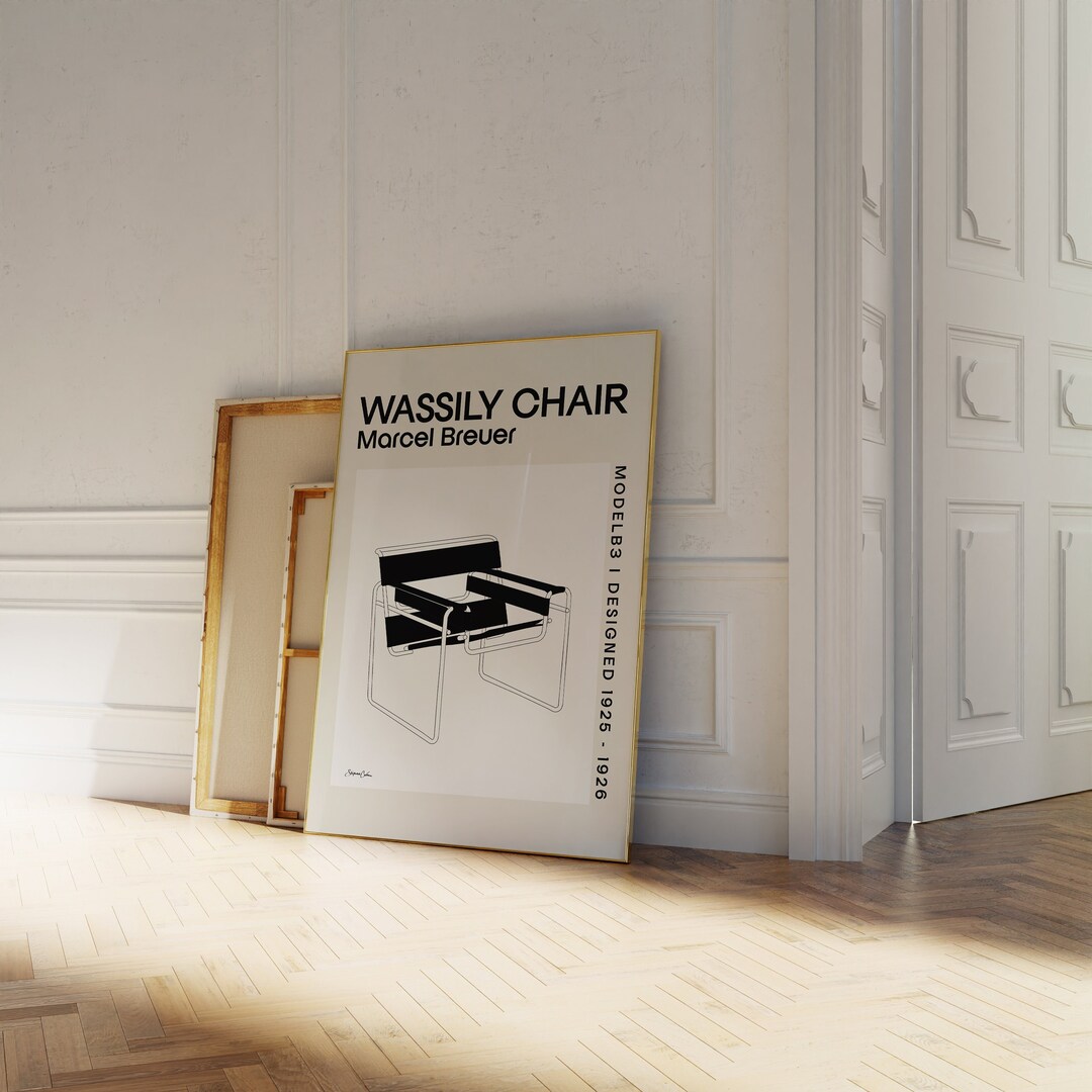 Wassily Chair Bauhaus Art Print: Marcel Breuer Exhibition Poster - Etsy