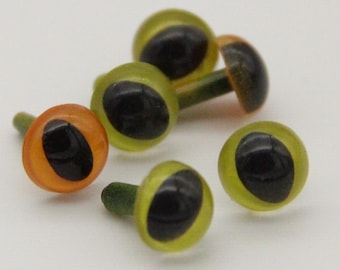 Plastic Safety Eyes 3 Pairs for Craft Doll, Amigurumi Toy, Stuffed Animal Puppet Making