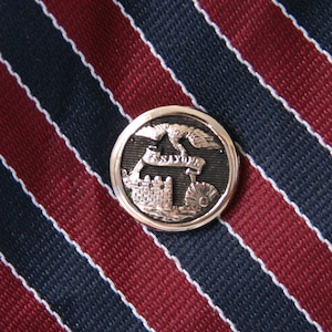 Essayons Tie Tack US Army Corps of Engineers Lapel Pin - made with a button
