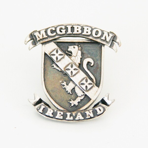 Family Crest Lapel Pin Etsy