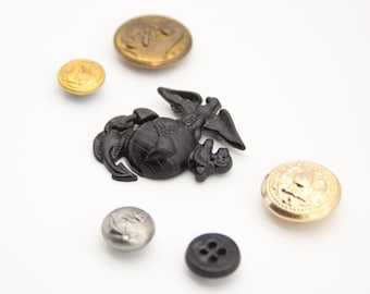 USMC Magnet Set EGA Eagle Anchor Magnets - Set of 6