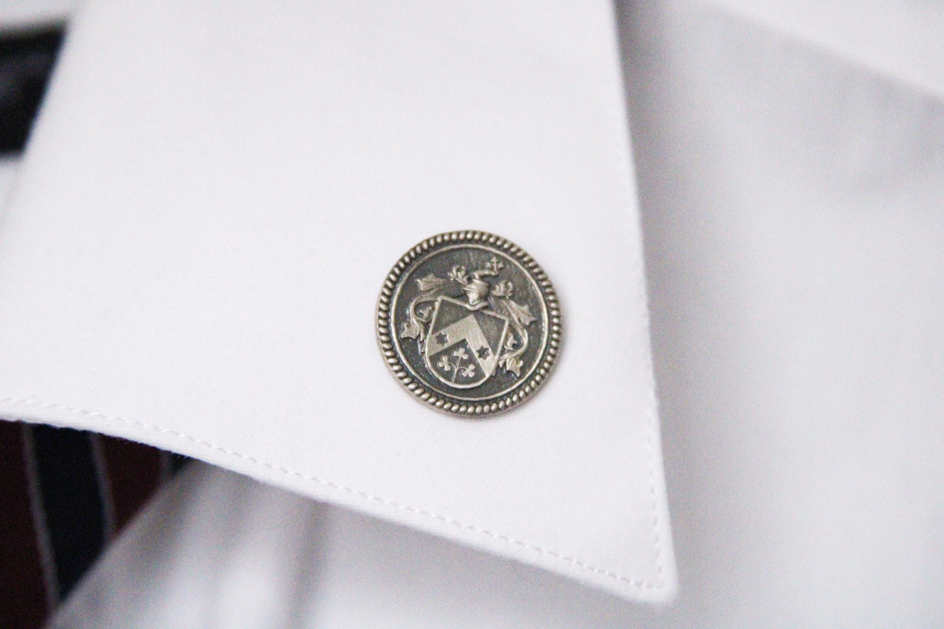 Family Crest Tie Tack Shield Coat of Arms Lapel Pin — Angle Ah