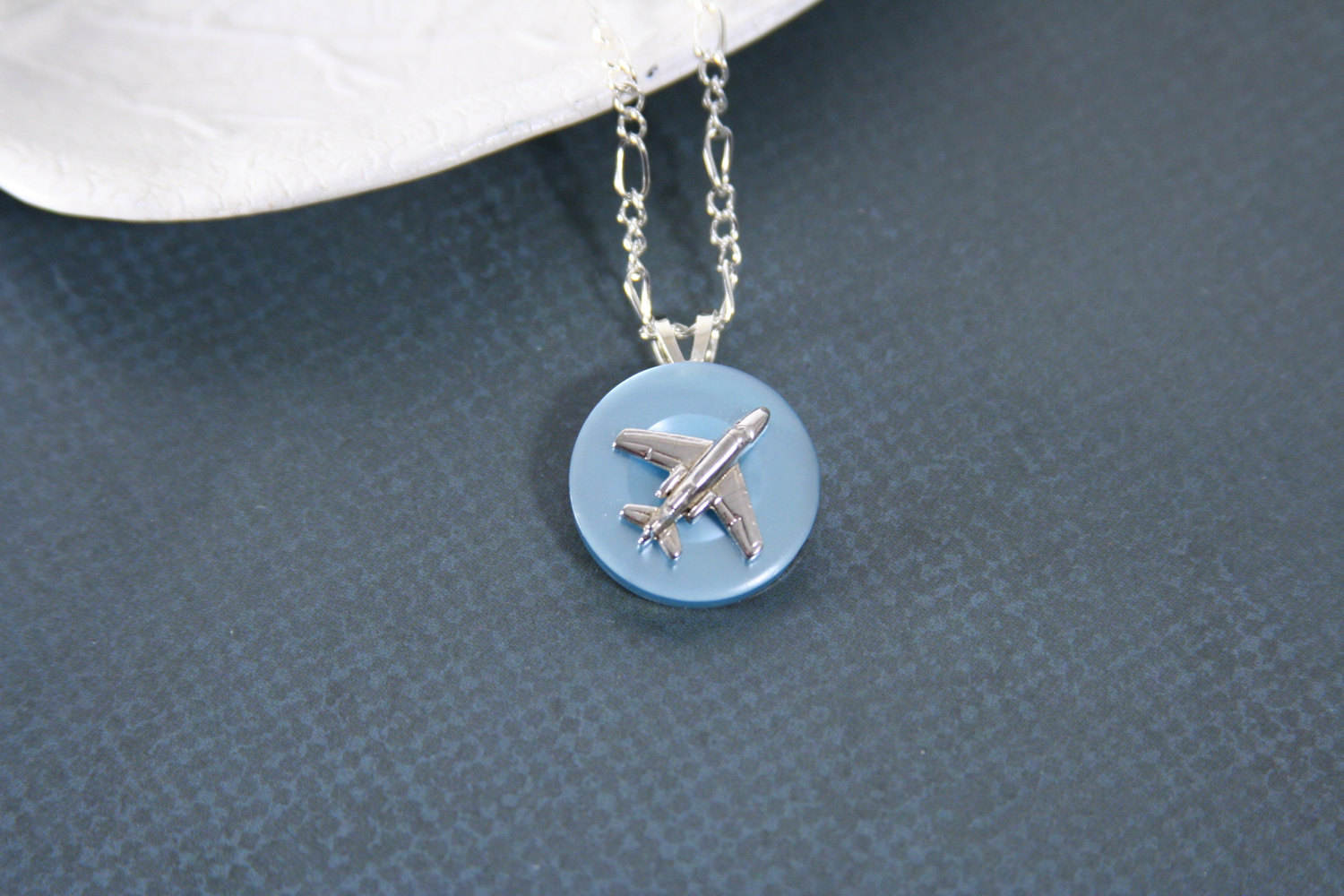 Airplane Necklace Plane Pilot Flight Travel Pendant made Etsy