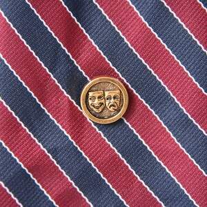 Drama Mask Tie Tack Mens Accessories Actor Actress Theater Playwright made with a drama mask button image 9