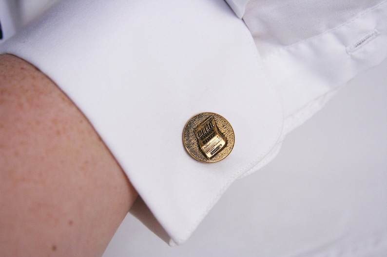 Accordion Cufflinks Musician Chord cuff links Polka Squeezebox Mens Accessories made with brass buttons