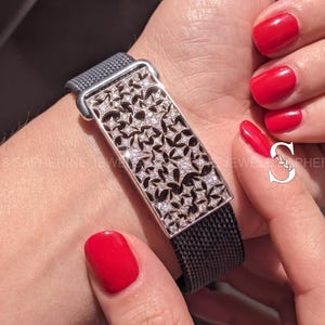 Customize Your Google Fitbit Air In diamond Case, Lab Grown Diamond Fitted Frame, Fitbit Air Custom, Luxury Wearable Tech Accessory Gift