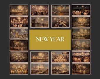 1400+ All Season Frame TV Art Mega Bundle, Samsung Frame TV Art, Whole Year Holiday Screen Art, Vintage Oil Painting, image 8