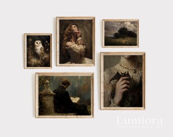 300+ Dark Academia Prints, Moody Gallery Wall, Gothic Gallery Wall, Vintage Dark Prints, Victorian Gallery, Mega Bundle Prints, image 9