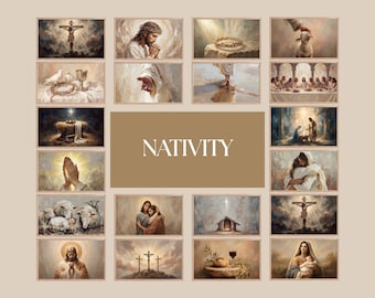 1400+ All Season Frame TV Art Mega Bundle, Samsung Frame TV Art, Whole Year Holiday Screen Art, Vintage Oil Painting, image 7