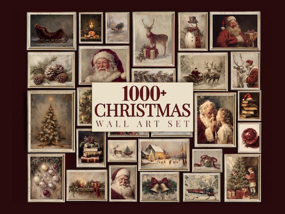 1000+ Christmas Wall Art Set
