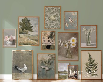 850+ Mega Wall Art Bundle, Vintage Gallery Set, Maximalist Wall Decor, Dark Feminine Art, image 16