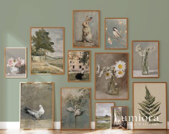 850+ Mega Wall Art Bundle, Vintage Gallery Set, Rustic Countryside Decor, Antique Oil Paintings, Classic Portrait Print, image 17