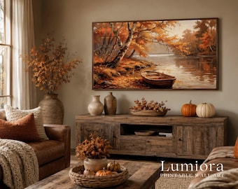250+ Autumn & Halloween Frame TV Art, Vintage Fall Samsung TV Art Bundle, Spooky TV Background, Moody Dark Academia, image 10
