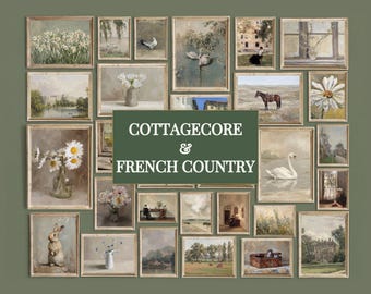 850+ Mega Wall Art Bundle, Vintage Gallery Set, Rustic Countryside Decor, Antique Oil Paintings, Classic Portrait Print, image 4