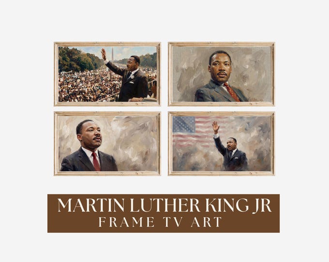 Martin Luther King Jr. Day Samsung Frame TV Art Bundle…