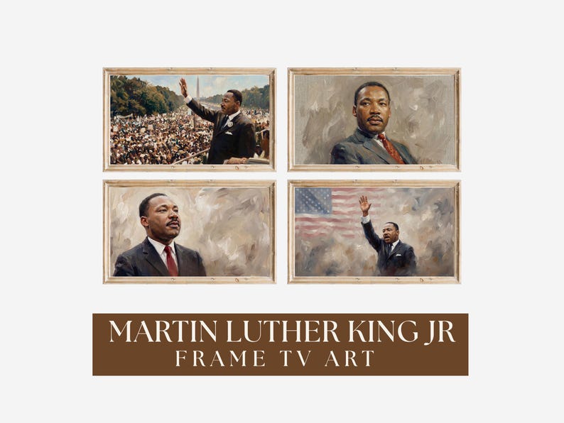 Martin Luther King Jr. Day Samsung Frame TV Art Bundle