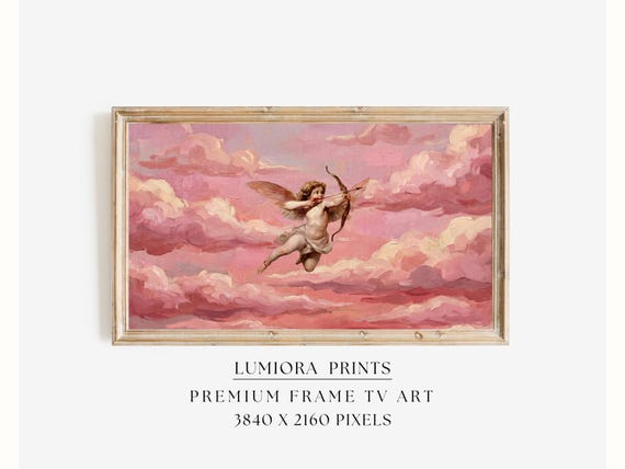 Romantic Cupid Angel Samsung Frame TV Art
