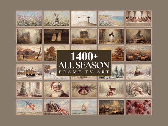 1400+ All Season Frame TV Art Mega Bundle