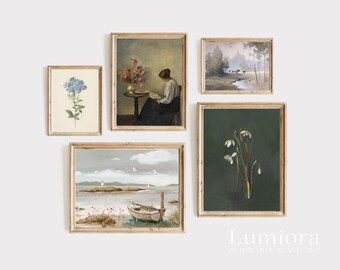 400+ French Country Decor, Neutral Gallery Wall, Cottagecore Decor, Vintage Print Bundle, Farmhouse Prints, Cottage Gallery Set, image 13