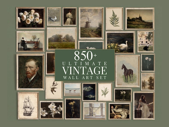 850+ Vintage Print Bundle