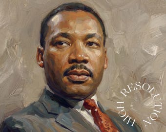 Martin Luther King Jr. Day Samsung Frame TV Art Bundle, Historical Portrait Oil Painting, Inspirational Leader Wall Art, 4K, image 5