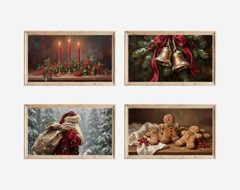 700+ All Seasons Samsung Frame TV Art Mega Bundle, Vintage Oil Painting Gallery Set, Full Year Holiday TV Art, Cottagecore Landscape Decor, image 19
