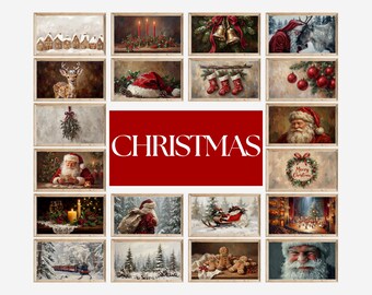 1100+ Samsung Frame TV Art Mega Bundle, All Season Frame TV Art, Whole Year Holiday Screen Art, Vintage Oil Painting, image 8