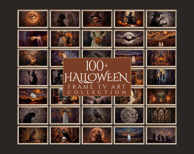 100+ Halloween Frame TV Art Set | Spooky Tv Art Collection…