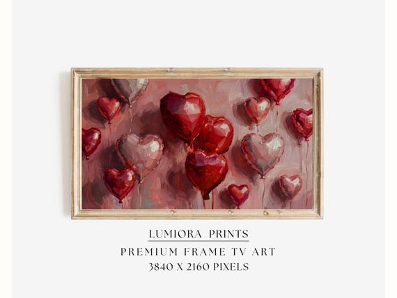 Valentine Frame TV Art Set