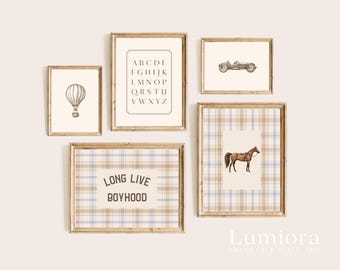 150+ Vintage Nursery Prints, Neutral Baby Room Decor, Boho Nursery Wall Art, Animal Poster Bundle, Cottagecore Baby Art, image 13
