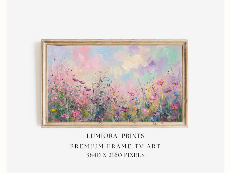 Spring Wildflower Samsung Frame TV Art