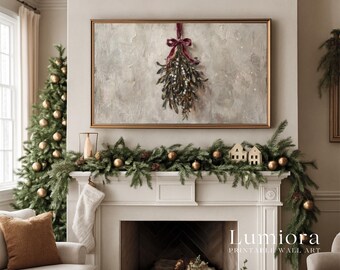 60+ Christmas Frame TV Art Bundle Set – Samsung Frame TV Art, Winter Christmas Paintings, Rustic Santa & Cozy Holiday Digital Art Collection, image 4