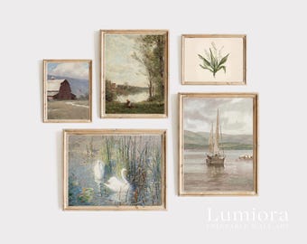 400+ French Country Decor, Neutral Gallery Wall, Cottagecore Decor, Vintage Print Bundle, Farmhouse Prints, Cottage Gallery Set, image 9