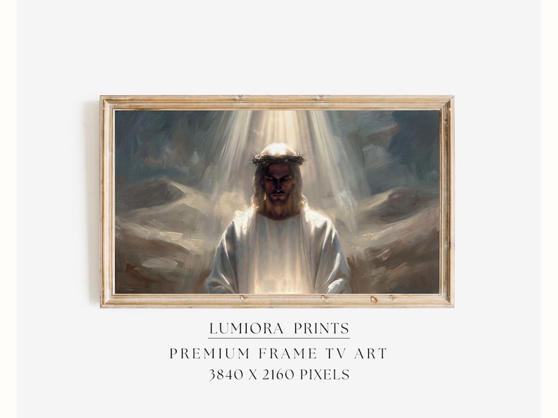 Jesus Crown of Thorns TV Art