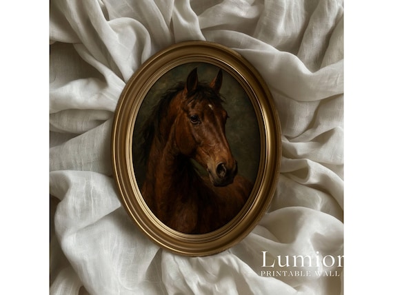 Vintage Horse Print