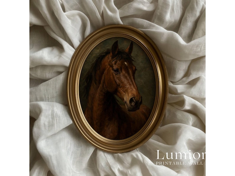 Vintage Horse Print