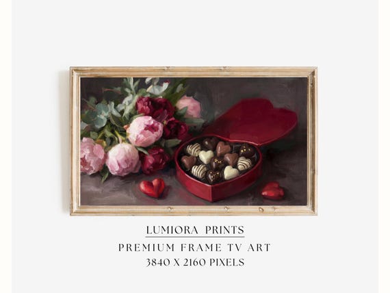 Samsung Frame TV Art Valentine's Day