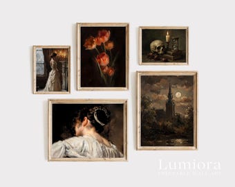 300+ Dark Academia Prints, Moody Gallery Wall, Gothic Gallery Wall, Vintage Dark Prints, Victorian Gallery, Mega Bundle Prints, image 17